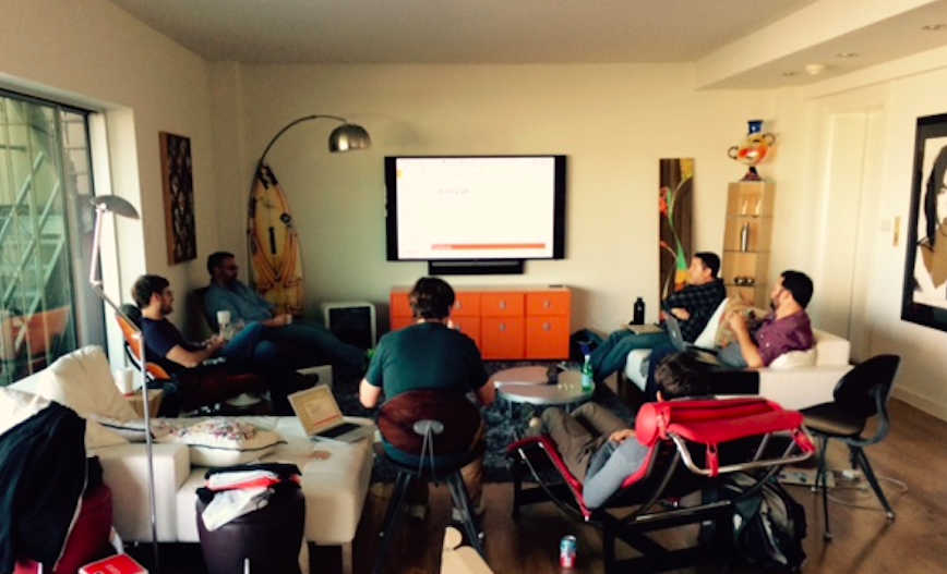 Team Dasheroo at their offsite!