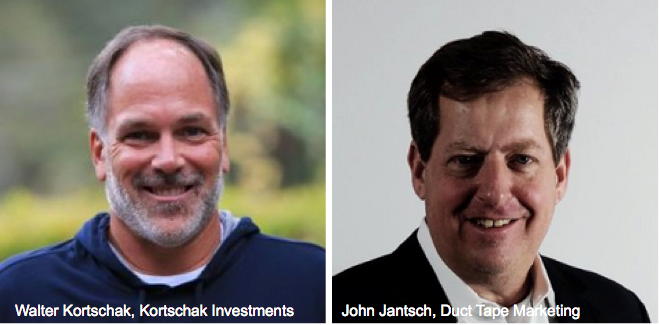 Walter Kortschak and John Jantsch, Dasheroo's new board of advisors.