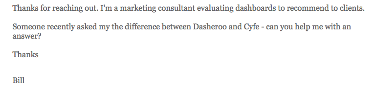 And the dialog begins