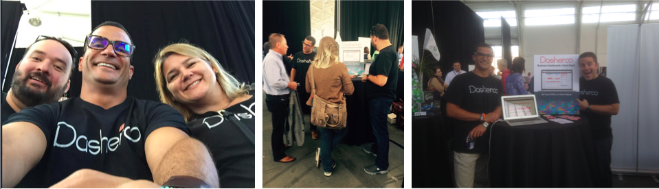 Team Dasheroo at LAUNCH Scale in the Demo Pit