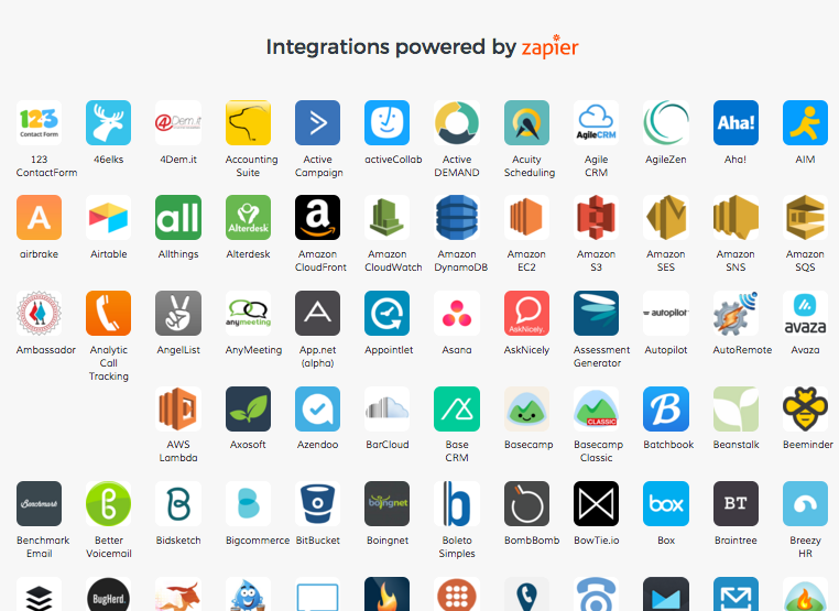 Dasheroo dashboards powered by Zapier