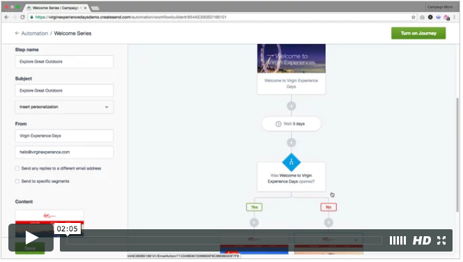 Vidoe: Campaign Monitor Marketing Automation Email Marketing