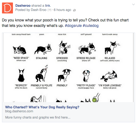 Dasheroo business dashboards - Facebook Insights
