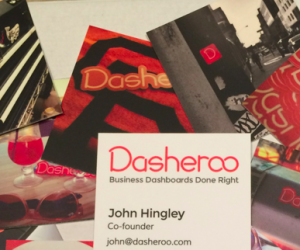Dasheroo business cards from Moo