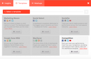 Dasheroo's competitive dashboard