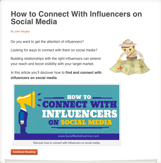 Dasheroo's article by John Hingley - Social Media Examiner