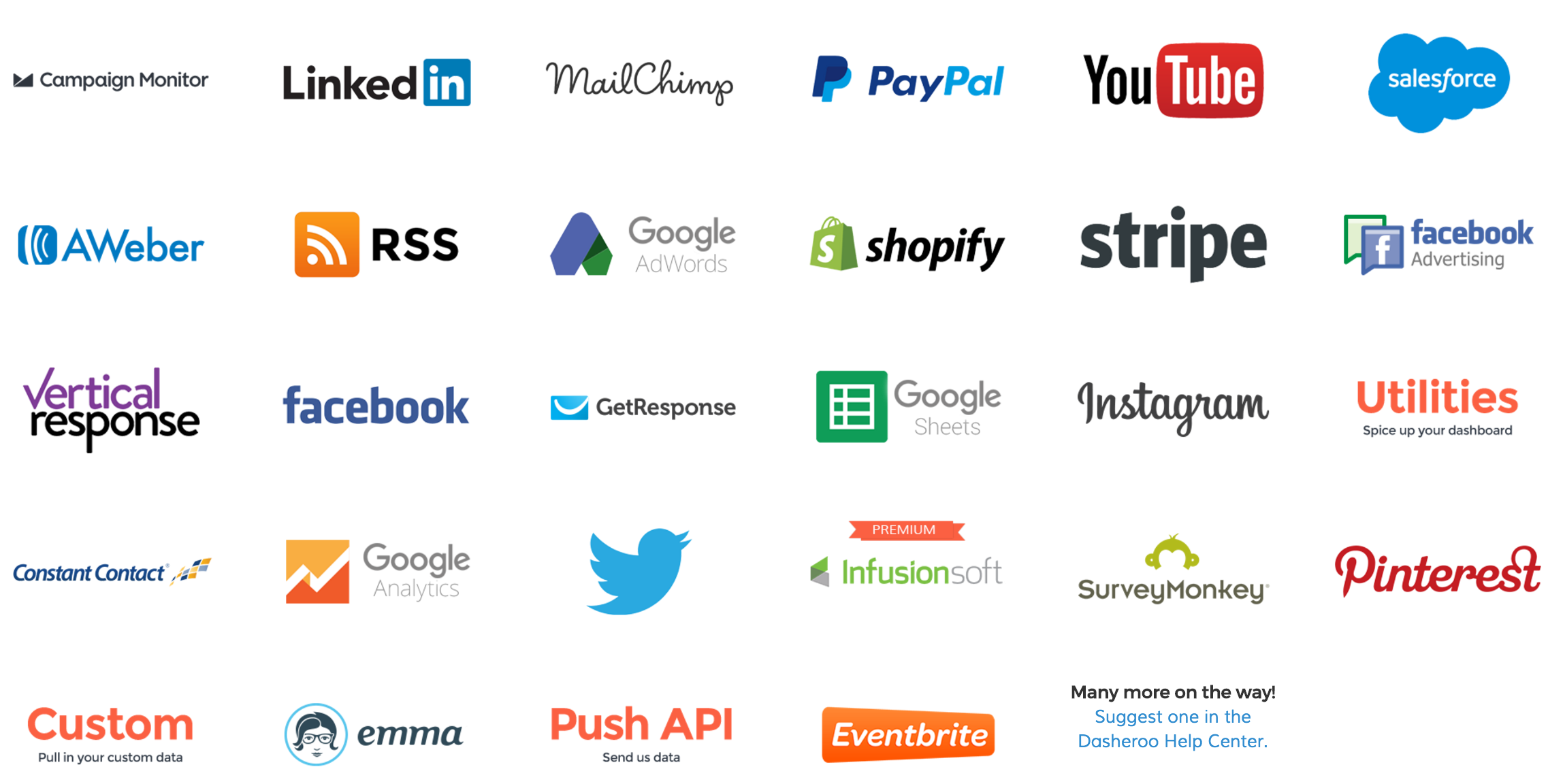 Dasheroo KPIs-providers